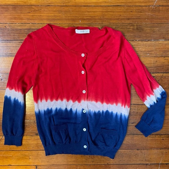 Prada Sweaters - Prada Vintage 2004 Summer Wool and Silk Blend Cardigan Sz 44 M y2k Tie Dye